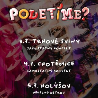 Čekají nás krásné tři dny 🤩

3. 7. Trhové Sviny a 4. 7. Chotěmice, to už je taková naše každoroční dvojitá klasika samostatných koncertů 😍

Tentokrát si po Chotěmicích dáme ještě 5. 7. Pekelný Ostrov v Holýšově.

Těšíme se na vás
Davy šílí