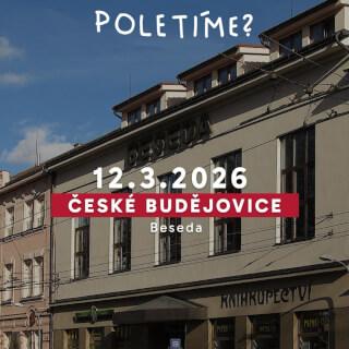 Už za týden začíná naše jarní komorní turné! 👀

První zastávka: České Budějovice 📍

Už 12. 3. 2026 se potkáme právě tady - v sále restaurace Beseda! 🥳

Zahrajeme písničky, které na našich klasických koncertech běžně neuslyšíte. Tentokrát komorně, trochu jinak a možná ještě blíž než jste zvyklí. 🎻🎶

A protože jde o koncert na sezení, kapacita je omezená. V Budějovicích už je navíc 70 % lístků pryč. 🤭

Tak dlouho neváhejte a zajistěte si své místo, ať o tenhle večer nepřijdete! Vstupenky na www.poletime.info. 🎫

Davy šílí!
POLETÍME?